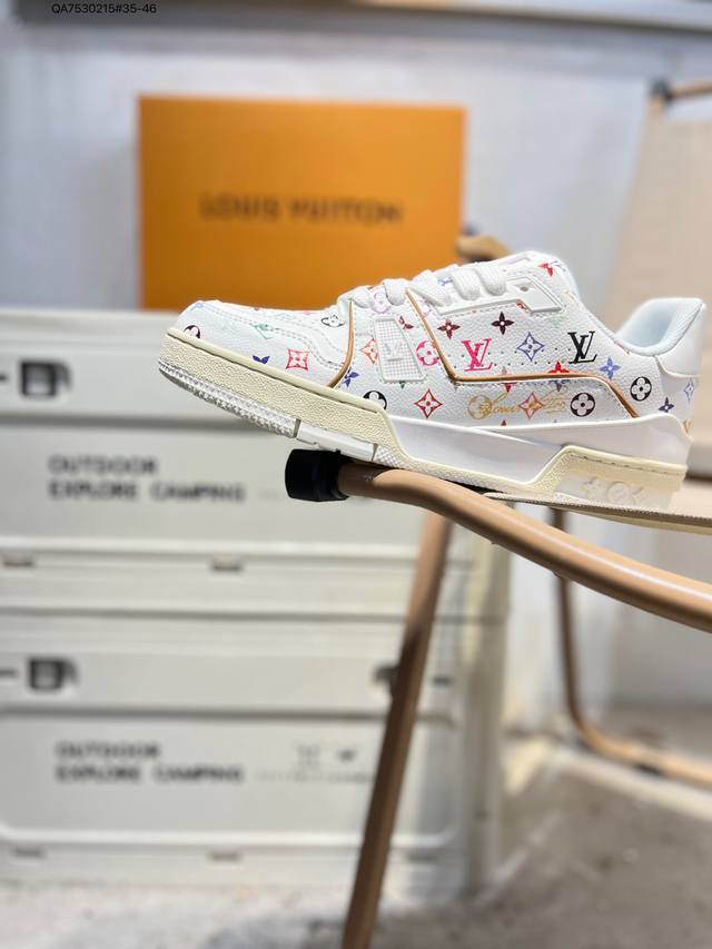 Louis Vuitton Lv Louis Vuitton sneakers New Lv Trainer latest colorway sneakers