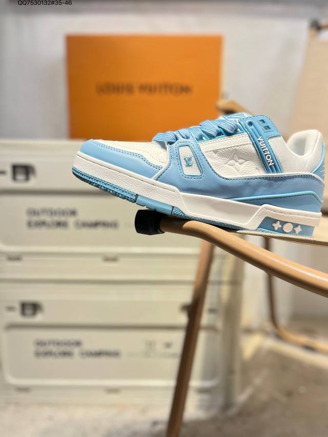 Louis Vuitton Lv Louis Vuitton sneakers New Lv Trainer latest colorway sneakers