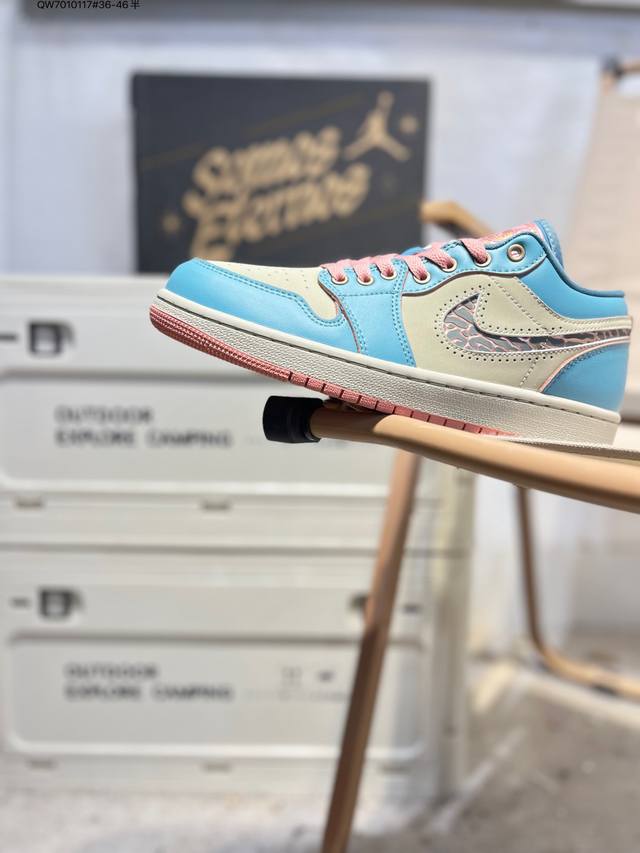 Factory Grade Top Layer Leather Jordan Air Jordan 1 Low AJ1 Basketball Shoes Of