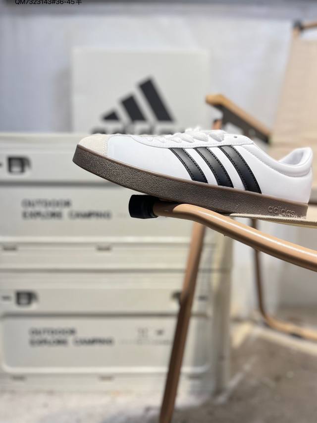 Adidas Vl Court Classic Shoes, Sports Casual Sneakers, German Training Shoes, T-