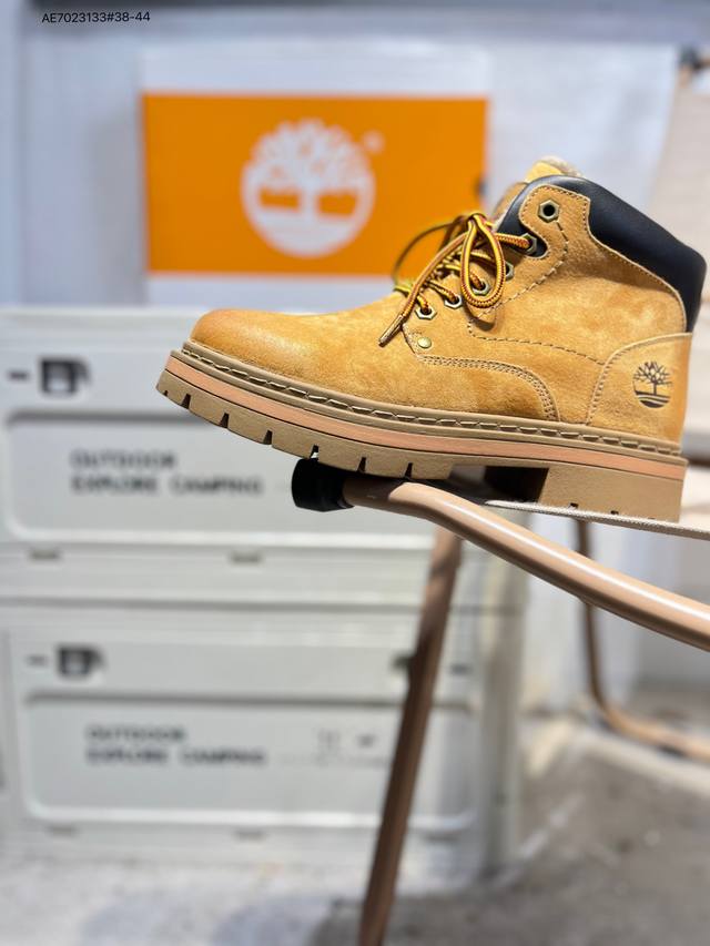 Fur-lined version# Timberland Outdoor High-top Casual Series Winter Warmth Outdo