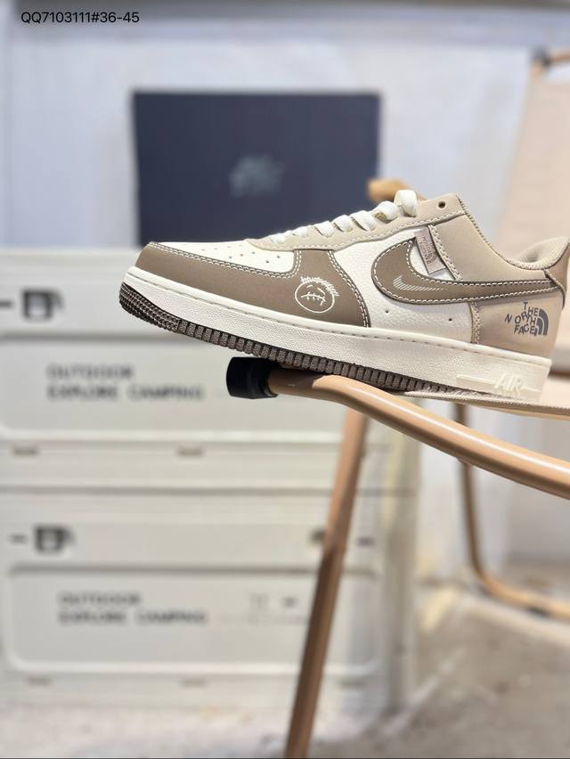 The North Face X Nike Air Force 1 '07, a versatile casual athletic shoe. Soft, r