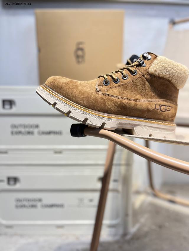 Ugg Snow Boots Waterproof Suede Leather Upper Ugg W Neuel Series Autumn/Winter N