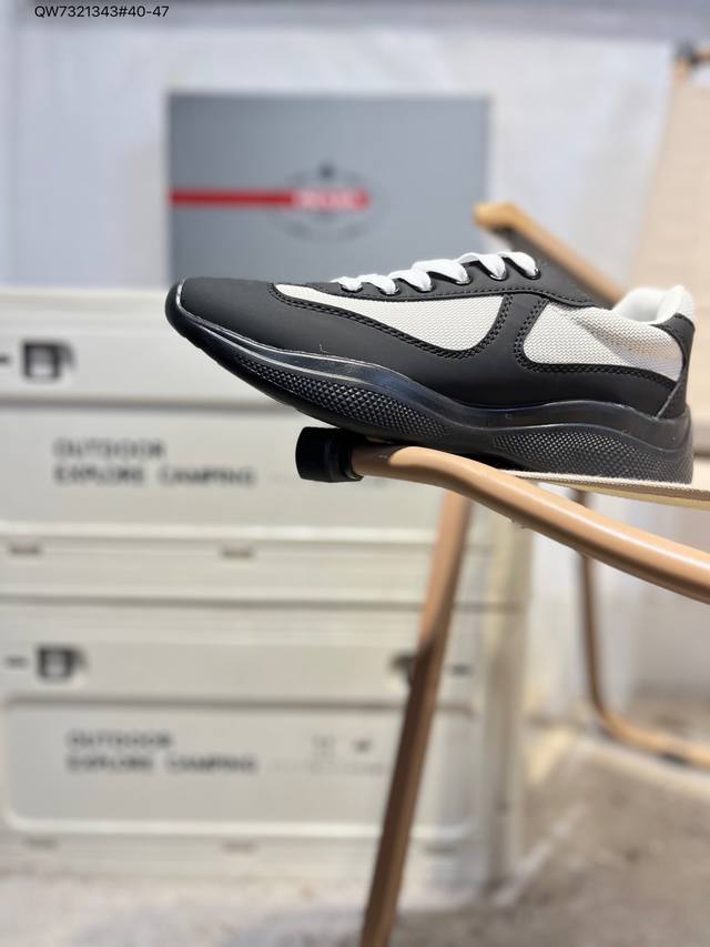 Prada Series / Prada Men's Platform Height-Increasing Sports Running Shoes Fash