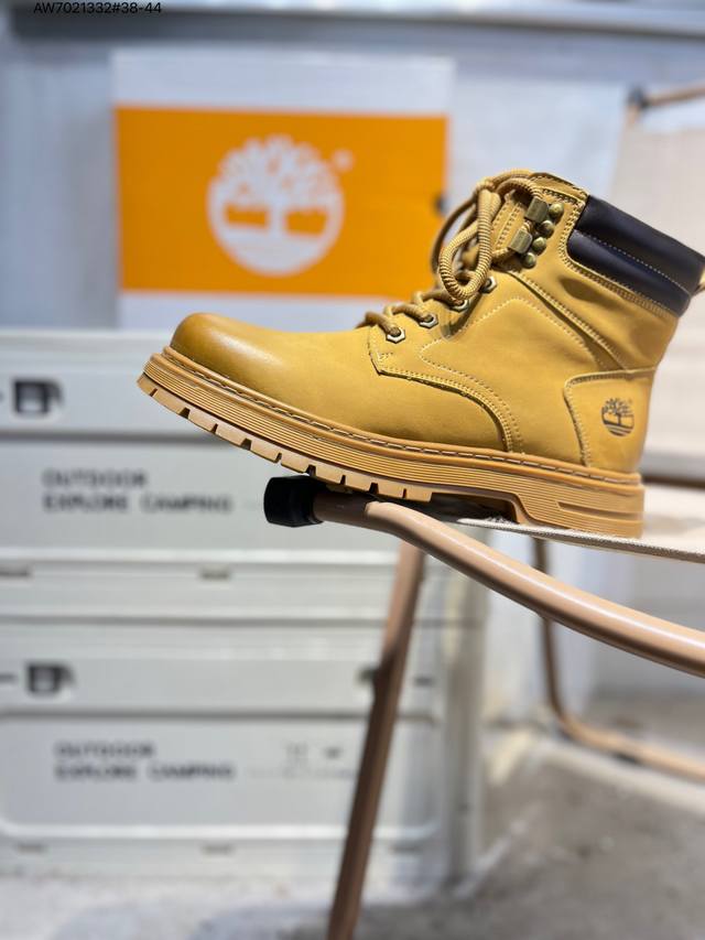 Timberland Outdoor Low-top Casual Yellow Boots Series Winter Warmth Outdoor Spec