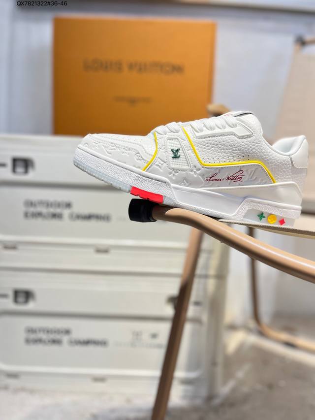 Louis Vuitton Lv Louis Vuitton sneakers New Lv Trainer latest colorway sneakers