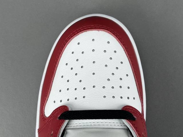 Channel Advantages! Ljr Version AJ1 Air Jordan 1 Low Og Black Muslin Varsity Red