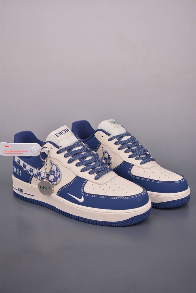 Air Force 1 Low Dior Collaboration Authentic Air Force design using original la