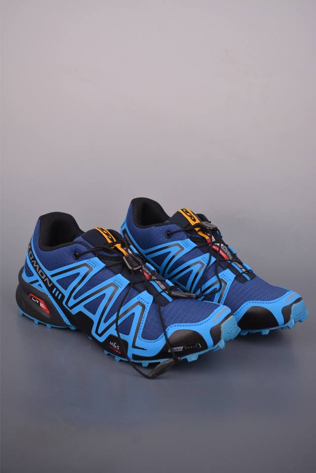 Salomon Speed Cross 4 Fabric and Leather Low-Top All-Round Off-Road Breathable
