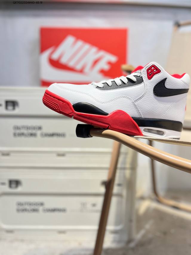 Nike Air Flight Legacy White AJ4 Flight Brothers Series Mid-Top Retro Casual Sp