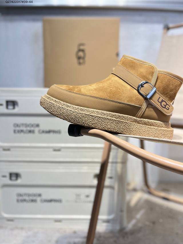 Ugg Snow Boots Waterproof Suede Leather Upper Ugg W Neuel Series Autumn/Winter N