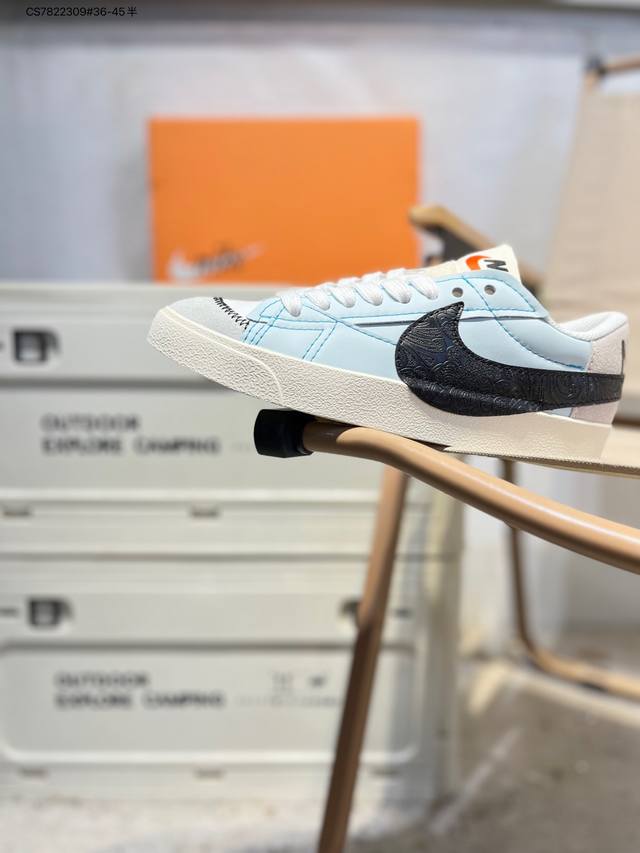 Nike Wmns Blazer Low Lx Trailblazer Low Top Versatile Casual Sports Sneakers Dq