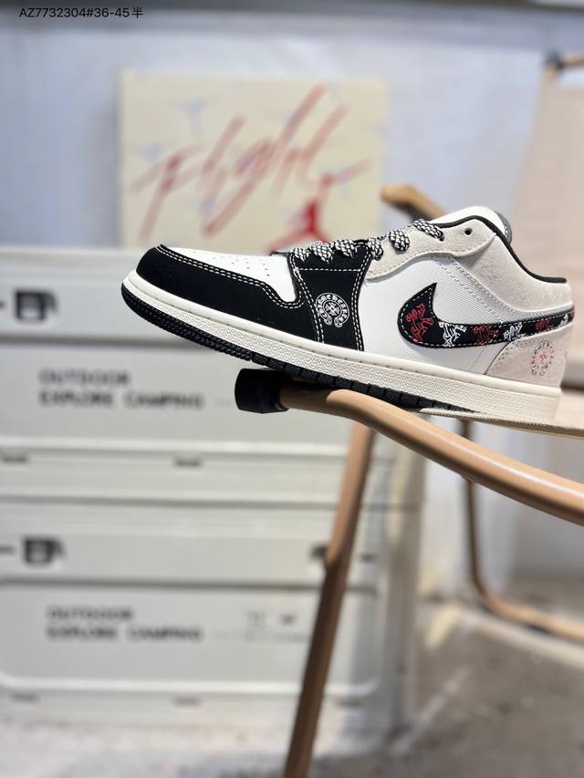 Factory Grade Top Layer Leather Jordan Air Jordan 1 Low AJ1 Basketball Shoes Of