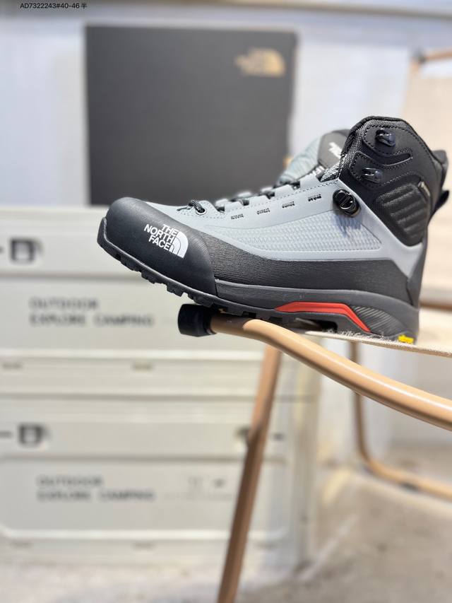 The North Face High-Top Autumn/Winter Outdoor Durable Hiking Shoes, Comfortable