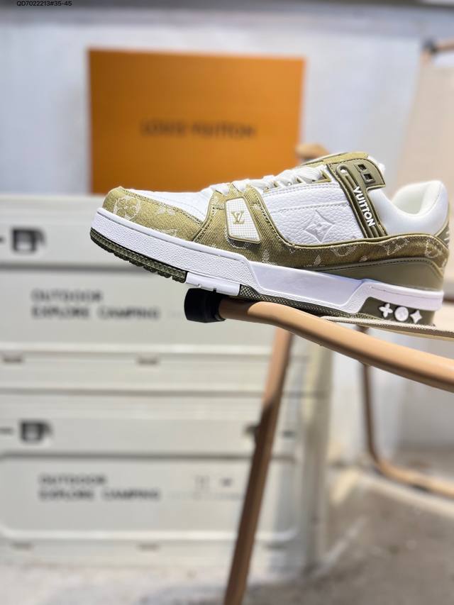 Louis Vuitton Lv Louis Vuitton sneakers New Lv Trainer latest colorway sneakers
