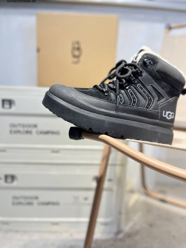 Ugg Snow Boots Waterproof Suede Leather Upper Ugg W Neuel Series Autumn/Winter N