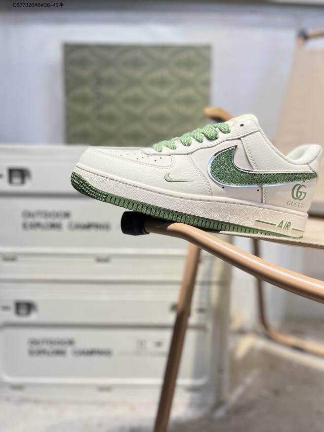 Nk Air Force 1 '07 Low Casual Sneakers#Custom Leather, Original Last and Cardboa