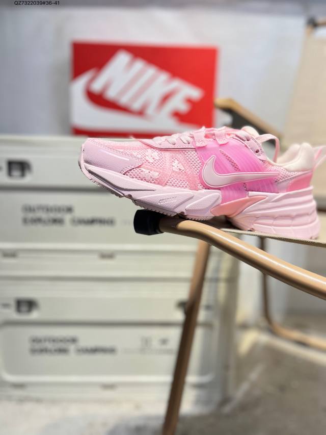 Nk V2K Runtekk Shock-absorbing, anti-slip low-top retro dad shoe running shoe. T