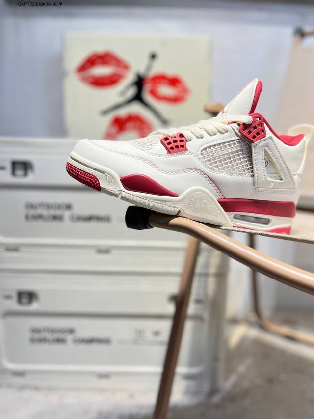 Air Jordan 4 Retro Black Military Blue Michael Jordan AJ4 Mid-Top Retro Casual S