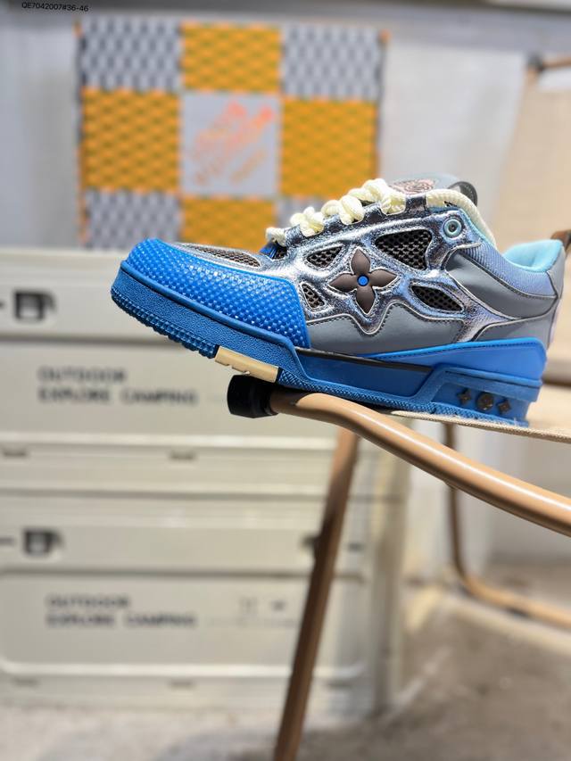 Louis Vuitton Lv Louis Vuitton sneakers New Lv Trainer latest colorway sneakers