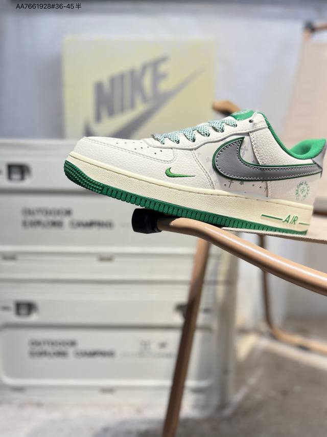 Nk Air Force 1 '07 Low Casual Sneakers#Custom Leather, Original Last and Cardboa