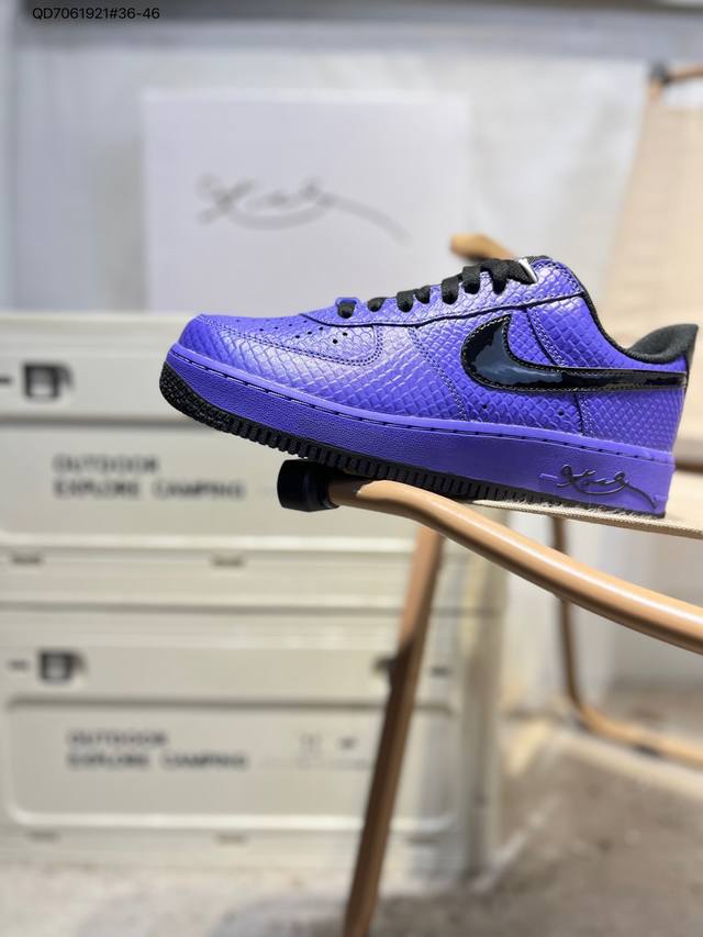 Nk Air Force 1 '07 Low Casual Sneakers#Custom Leather, Original Last and Cardboa