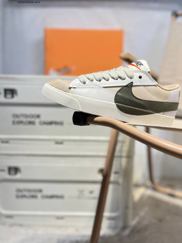 Nike Wmns Blazer Low Lx Trailblazer Low Top Thick Sole Versatile Casual Sports