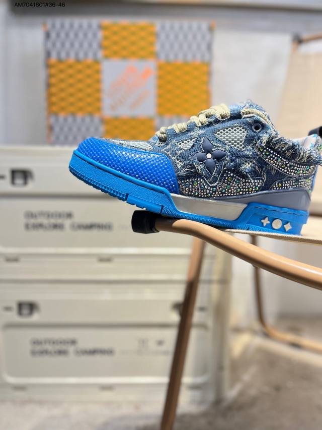 Louis Vuitton Lv Louis Vuitton sneakers New Lv Trainer latest colorway sneakers