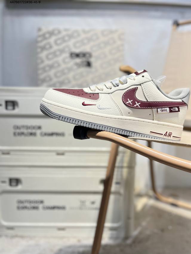 Nk Air Force 1 '07 Low Casual Sneakers#Custom Leather, Original Last and Cardboa