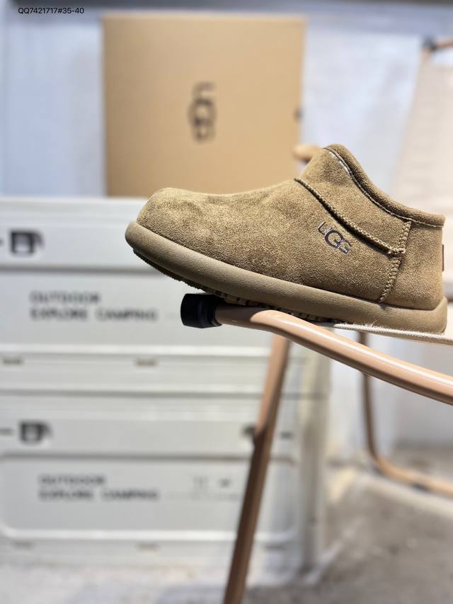 Ugg Snow Boots Waterproof Suede Leather Upper Ugg W Neuel Series Autumn/Winter N