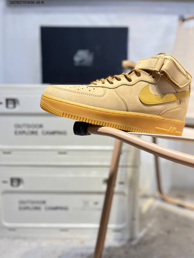 Nk Air Force 1 '07 Low Casual Sneakers#Custom Leather, Original Last and Cardboa