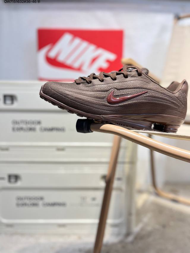 Nike Shox Z Fabric Anti-slip Wear-resistant Retro Running Shoes Air Cushioning