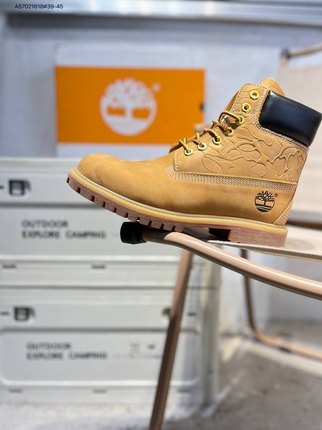 Timberland Outdoor Low-Top Casual Yellow Boots Series Winter Warmth Outdoor Spec