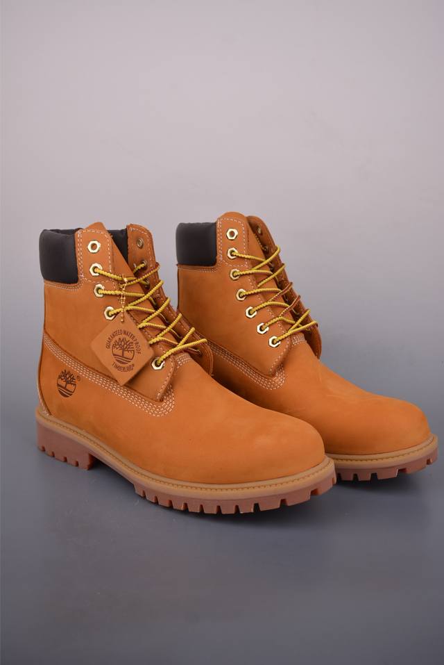 Timberland Classic Yellow High-Top Shoes Top-Quality 1:1 Original Version Women