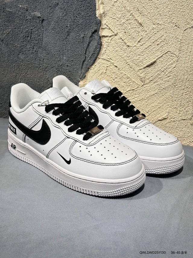 New Arrival Real Shots Air Force 1 Low'07 Low-top Casual Sneakers Custom Leather