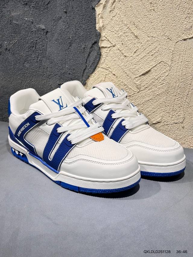 New Product Launch Real Shots Brand New Louis Vuitton Trainer Sneaker Low Casual