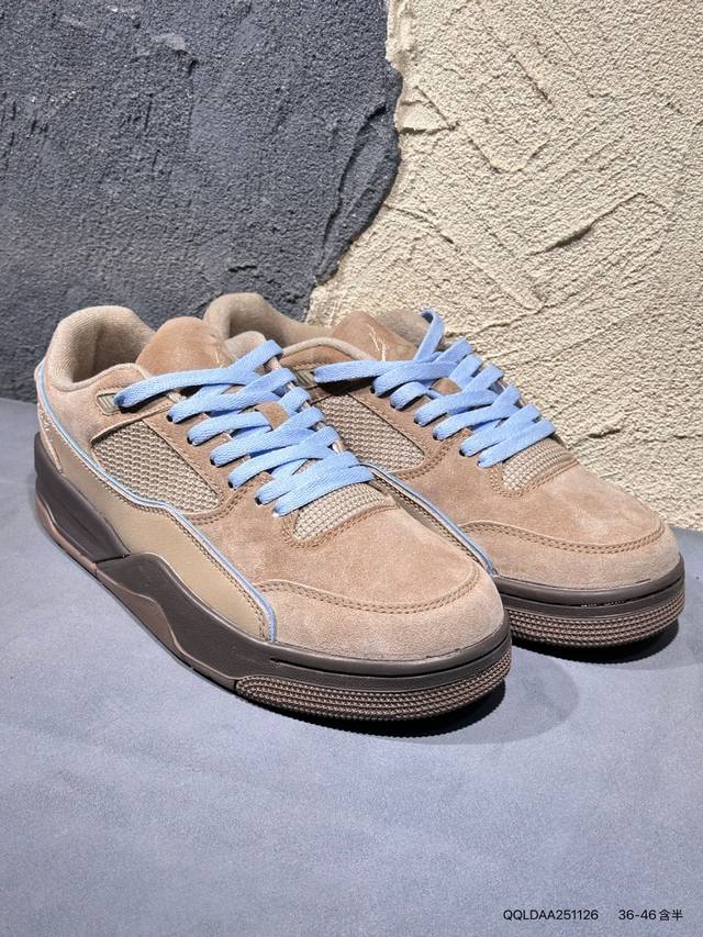 Jordan Flight Court Khaki Air Jordan AJ4 Retro Original Last and Cardboard Origi