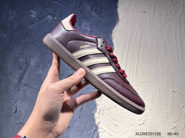 New Arrival Real Shots Adidas Samba Og Samba Sneakers 3D Samba Gold Foil Logo If