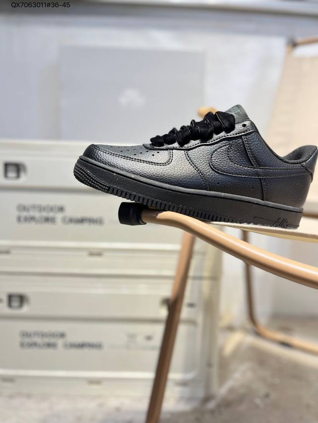 Nk Air Force 1 '07 Low Casual Sneakers#Custom Leather, Original Last and Cardboa