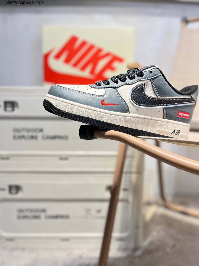 Nike Air Force 1 '07, a versatile casual athletic shoe. Soft, responsive cushio