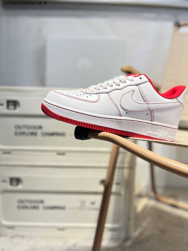 Special Offer: Nk Air Force 1 '07 Low Casual Sneakers#Custom Leather, Original L