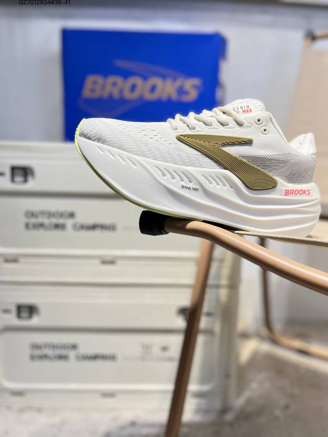 Brooks Glycerin Max Low-Top Breathable Cushioning Lightweight Running Shoes Feat