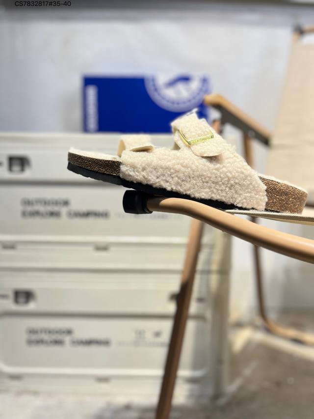 Birkenstock Genuine Leather Cork Slippers - Order for export to Korea! Are ther