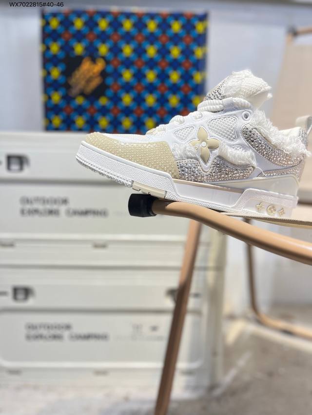 Guangdong Original Factory# Louis Vuitton Lv Louis Vuitton sneakers New Lv Train