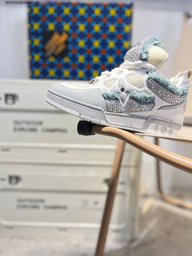 Guangdong Original Factory# Louis Vuitton Lv sneakers New Lv Trainer latest colo