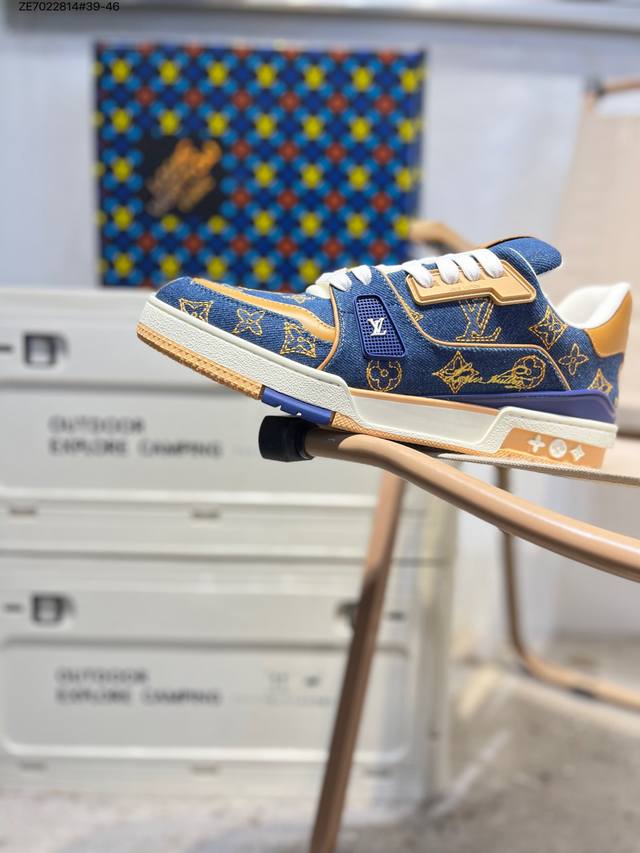 Guangdong Original Factory# Louis Vuitton Lv Louis Vuitton Sneakers New Lv Train