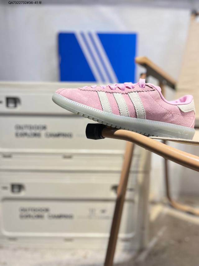 Adidas Originals Bermuda Suede Leather Non-slip Wear-resistant Lightweight Low-t