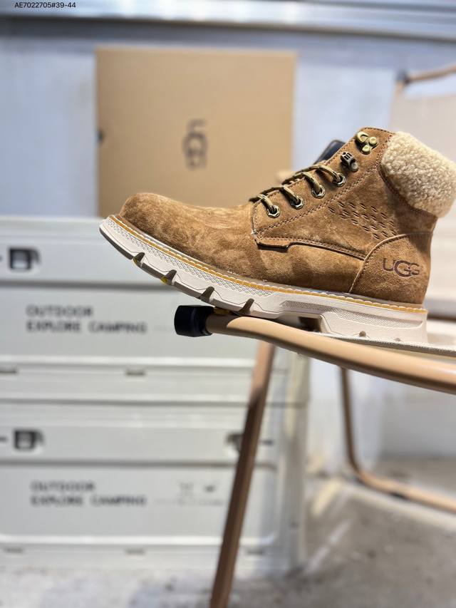 Ugg Snow Boots Waterproof Suede Leather Upper Ugg W Neuel Series Autumn/Winter N