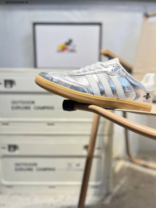 Gucci leather round toe lace-up platform low-top sneakers, stylish color-blocked