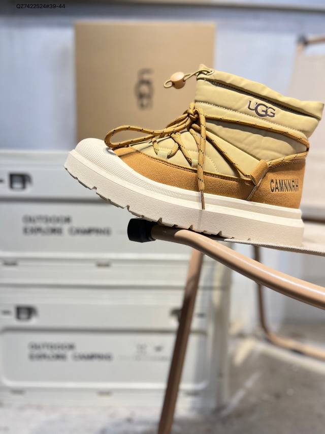 Ugg Snow Boots Waterproof Suede Leather Upper Ugg W Neuel Series Autumn/Winter N